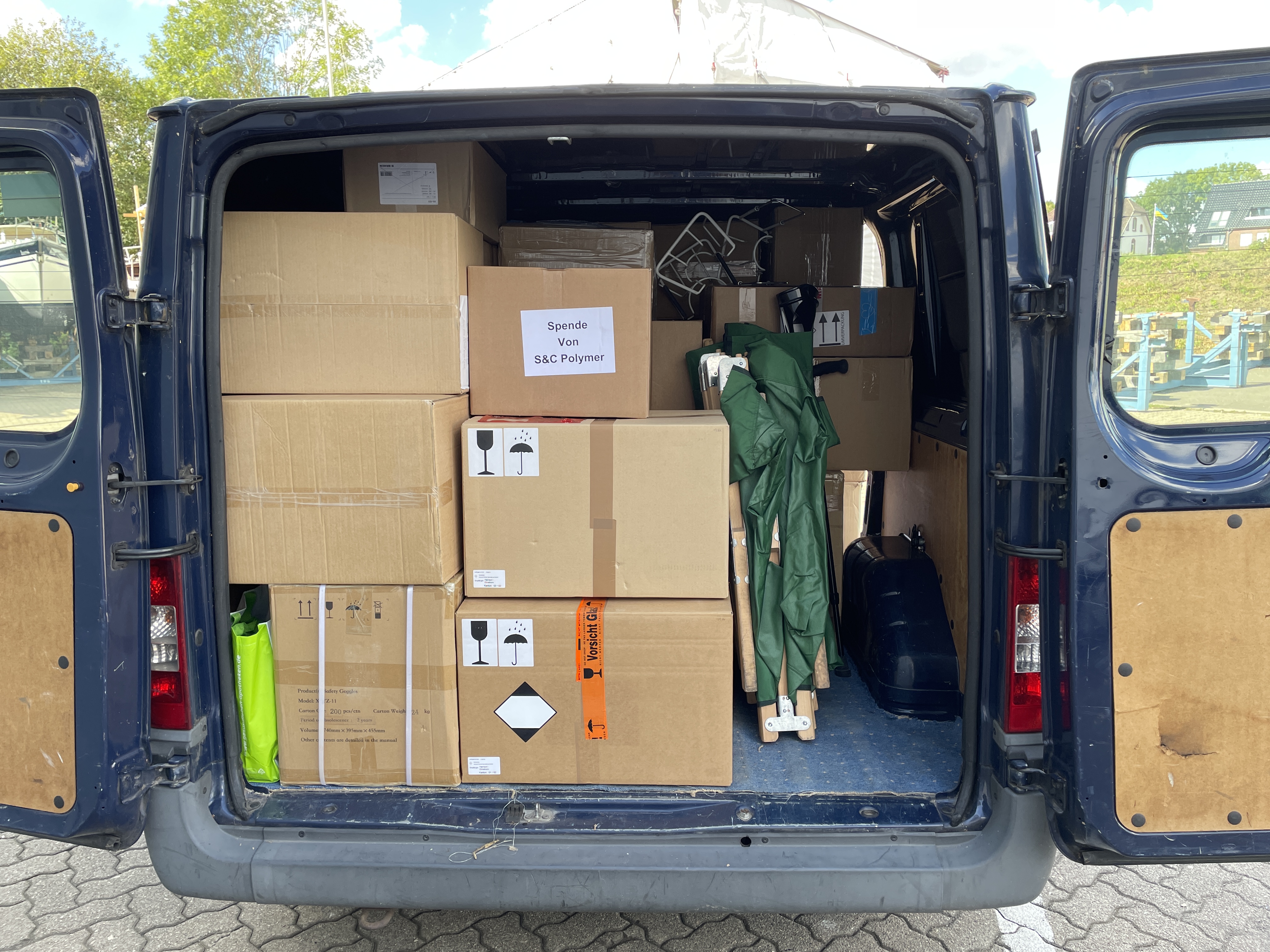 Ford Transit almost full!